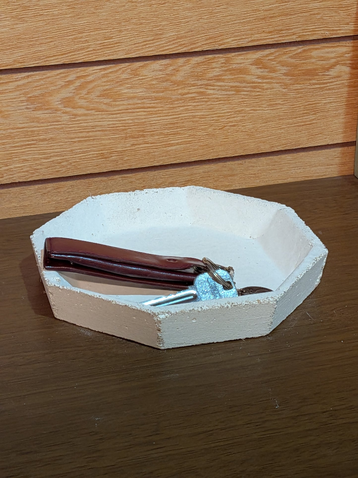 「さざなみの跡」円環の受皿 16cm (Circle of Ripples)